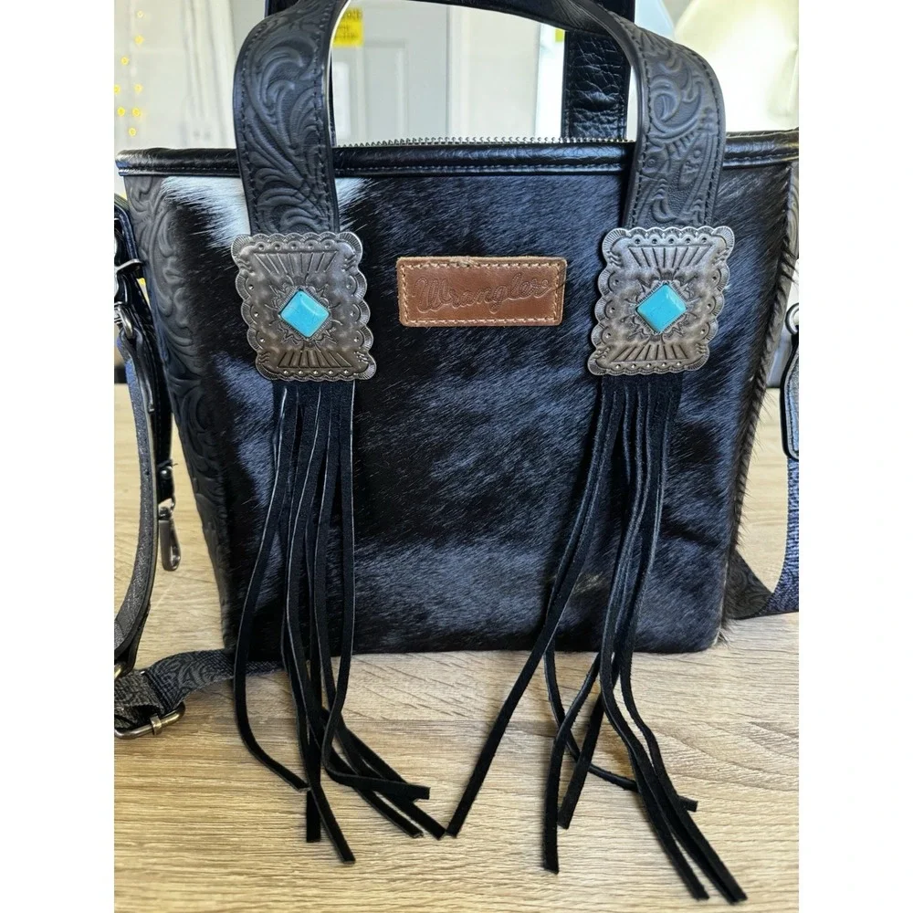 Wrangler leather black